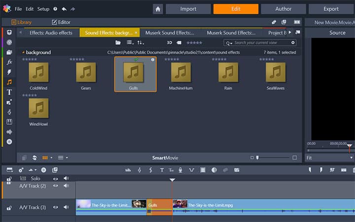 can you fix the audio with pinnacle studio 20