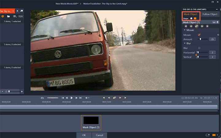 how to blur a face on imovie